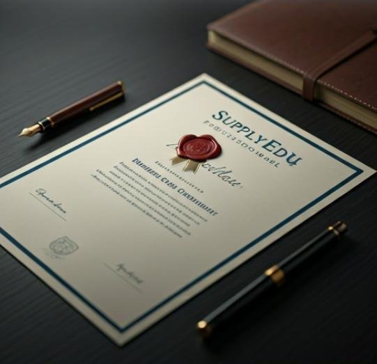 SupplyEdu Certificate